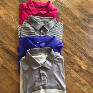 Mens golf polo shirts lot XL